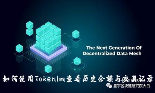 如何使用Tokenim查看历史余额与交易记录
