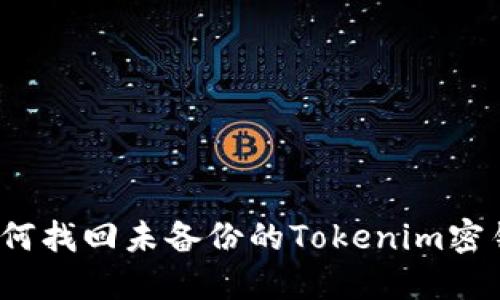 如何找回未备份的Tokenim密钥？
